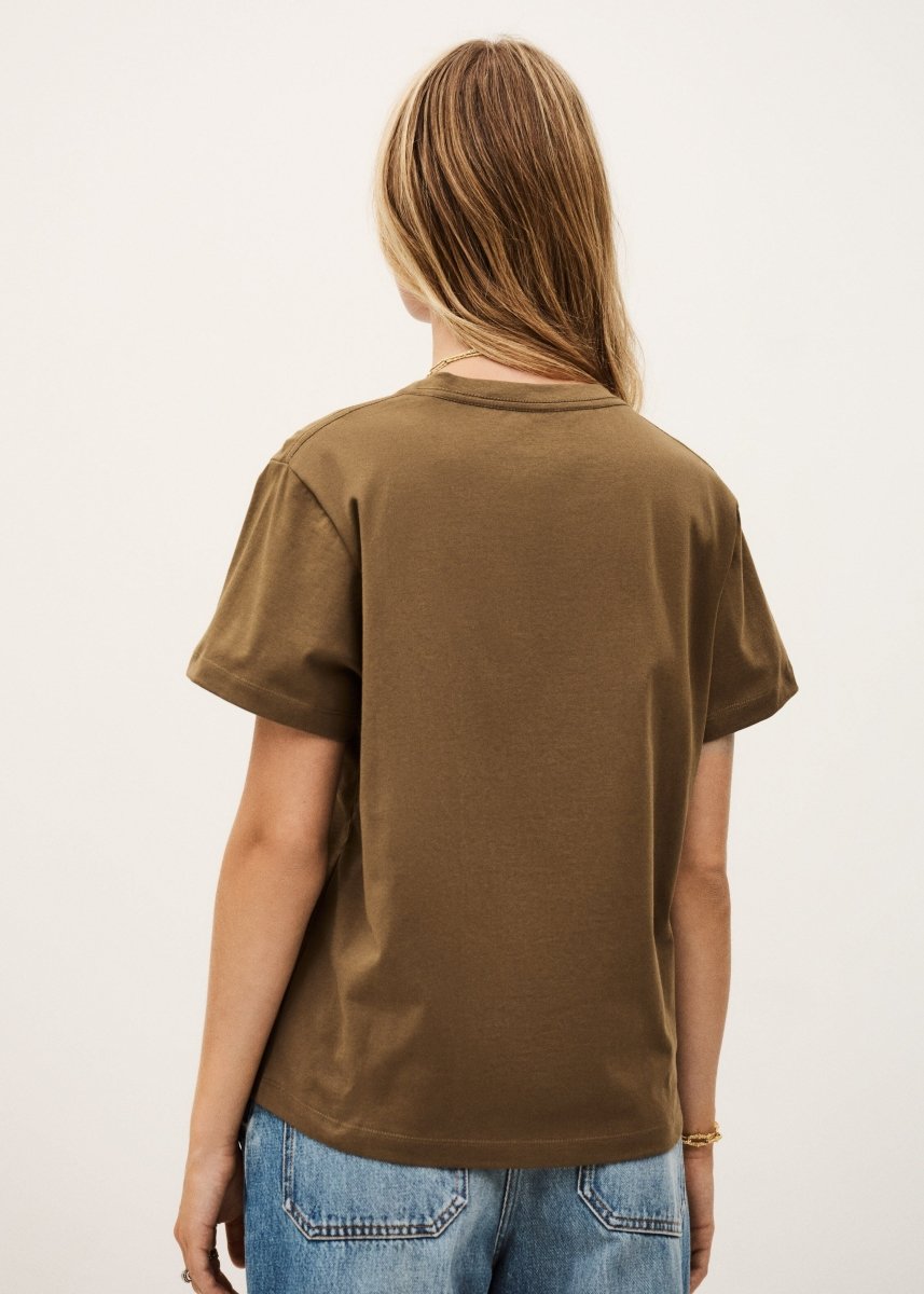 Ioni T-Shirt in Coffee from BA&SH at Edito Boutique