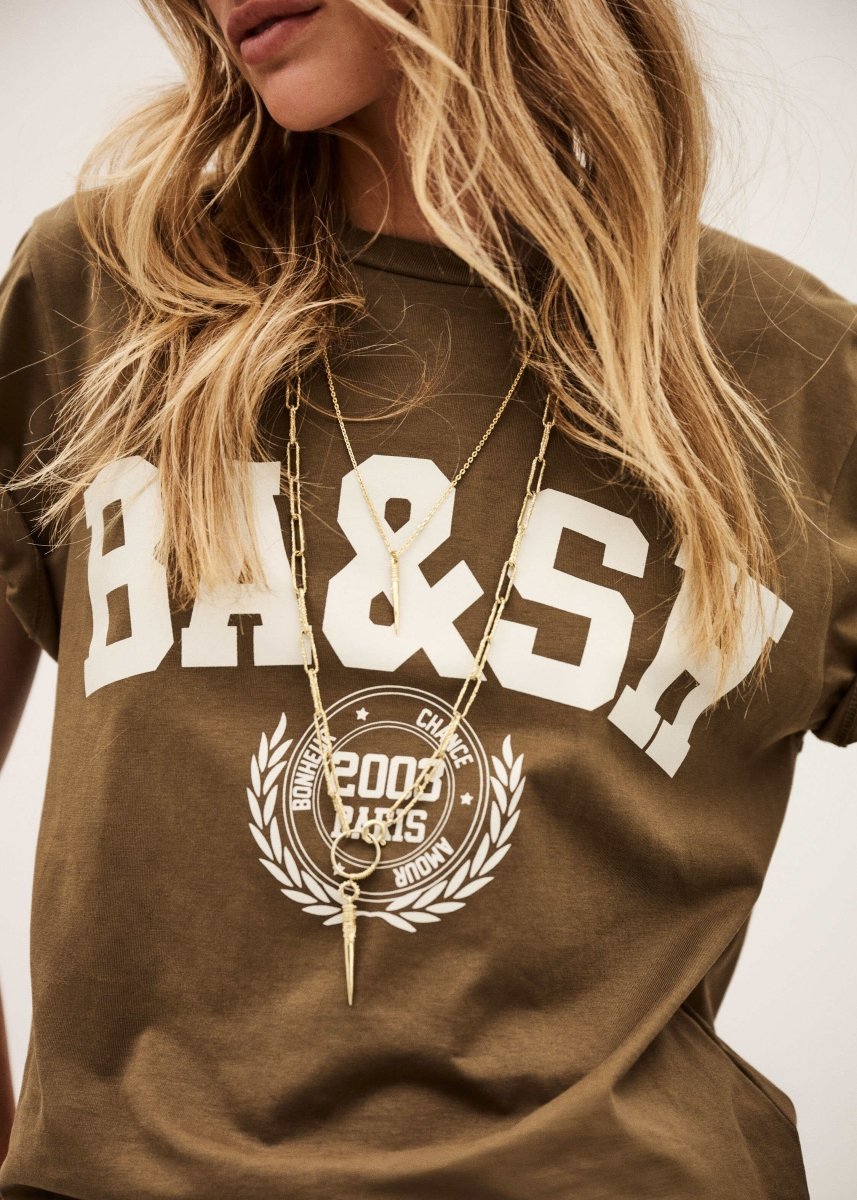 Ioni T-Shirt in Coffee from BA&SH at Edito Boutique