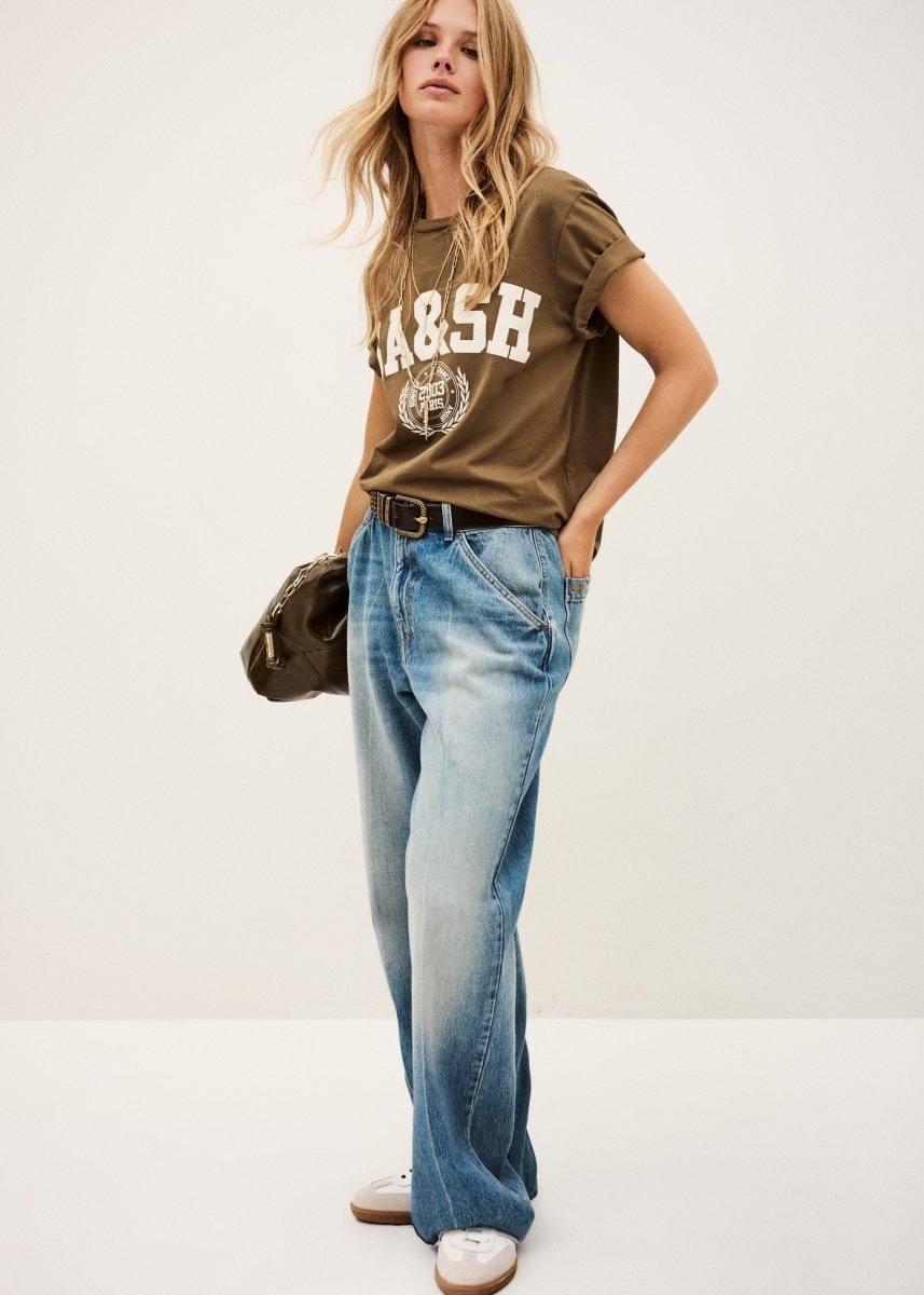 Ioni T-Shirt in Coffee from BA&SH at Edito Boutique