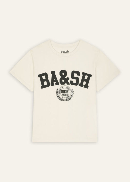 Ioni T-Shirt in Ecru from BA&SH at Edito boutique