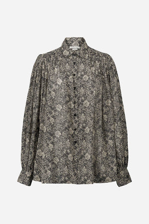 Irene Blouse in Black/Ecru from LAURENCE BRAS at Edito Boutique