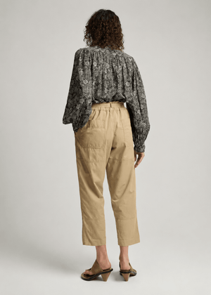 Irene Blouse in Black/Ecru from LAURENCE BRAS at Edito Boutique