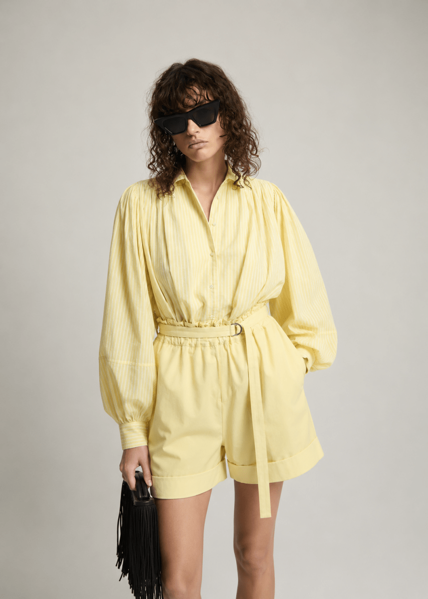 Irene Blouse in Yellow from LAURENCE BRAS at Edito Boutique