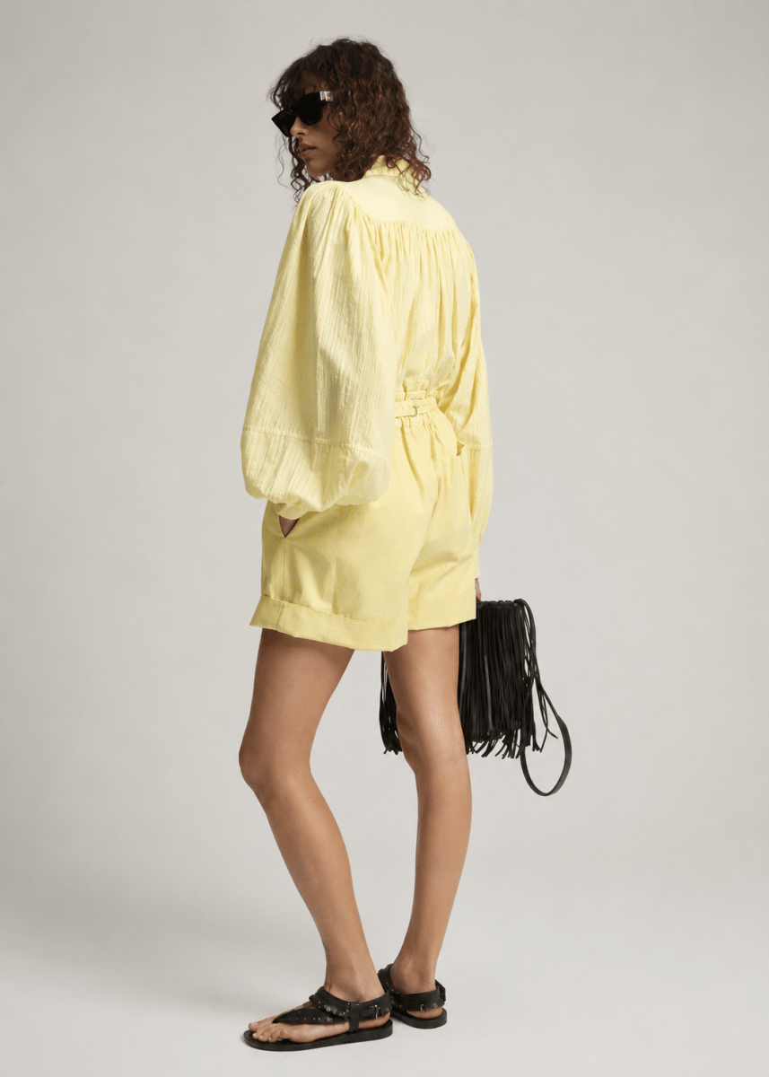 Irene Blouse in Yellow from LAURENCE BRAS at Edito Boutique