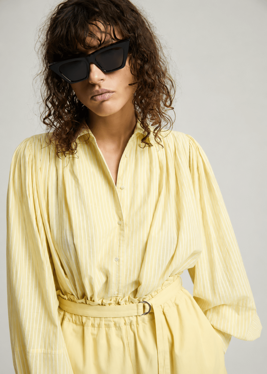 Irene Blouse in Yellow from LAURENCE BRAS at Edito Boutique