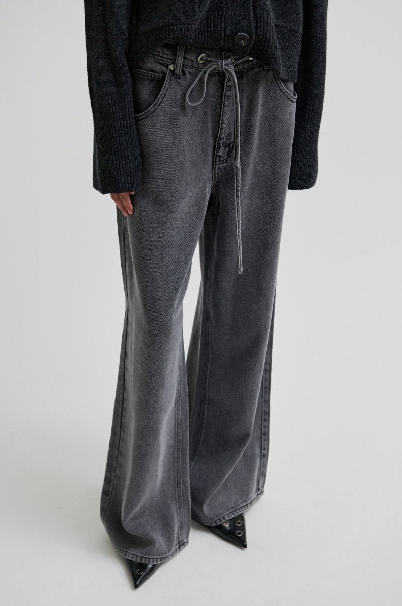 Irvin Denim Jeans in Grey from SECOND FEMALE at Edito boutique