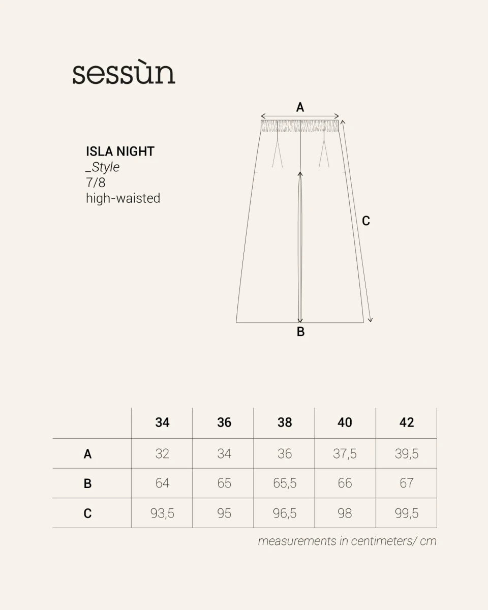 Isla Night Pants in Obscura from SESSUN at Edito Boutique