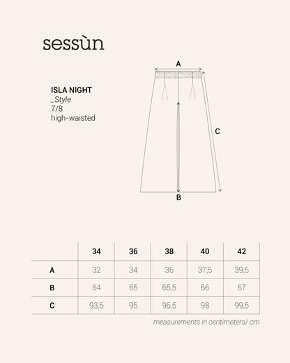 Isla Night Pants in Obscura from SESSUN at Edito Boutique