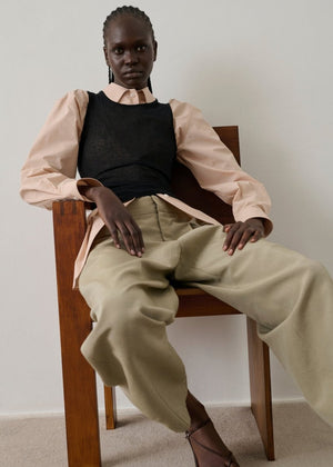 Itaque Shirt in Rose Blush from SOEUR at Edito boutique