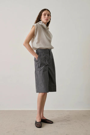 Izumi Blouse in Light Gray from SOEUR at Edito boutique