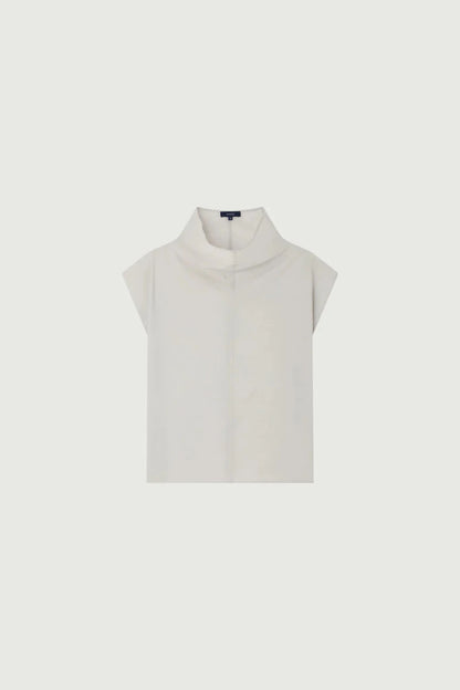 Izumi Blouse in Light Gray from SOEUR at Edito boutique