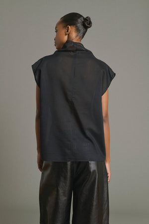 Izumi Silk Blouse in Black from SOEUR at Edito Boutique
