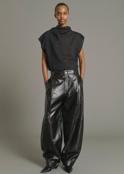 Izumi Silk Blouse in Black from SOEUR at Edito Boutique