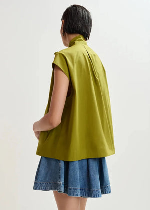 Jalaysia Sleeveless Top in Green from ESSENTIEL ANTWERP at Edito Boutique