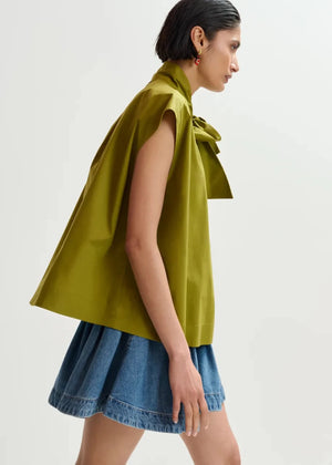 Jalaysia Sleeveless Top in Green from ESSENTIEL ANTWERP at Edito Boutique