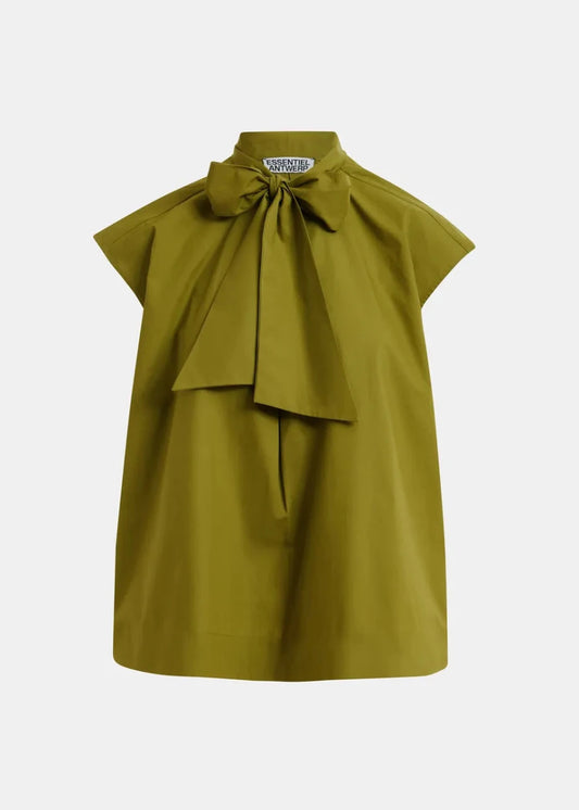 Jalaysia Sleeveless Top in Green from ESSENTIEL ANTWERP at Edito Boutique