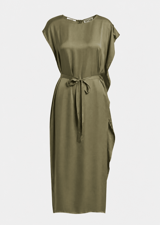 Jaliyah Dress in Olive from ESSENTIEL ANTWERP at Edito Boutique