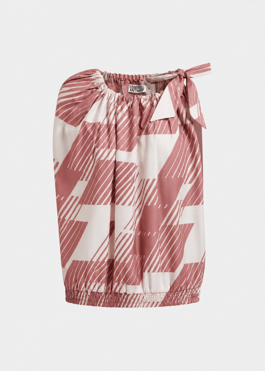Jaylah Top in Etruscan Red from ESSENTIEL ANTWERP at Edito Boutique
