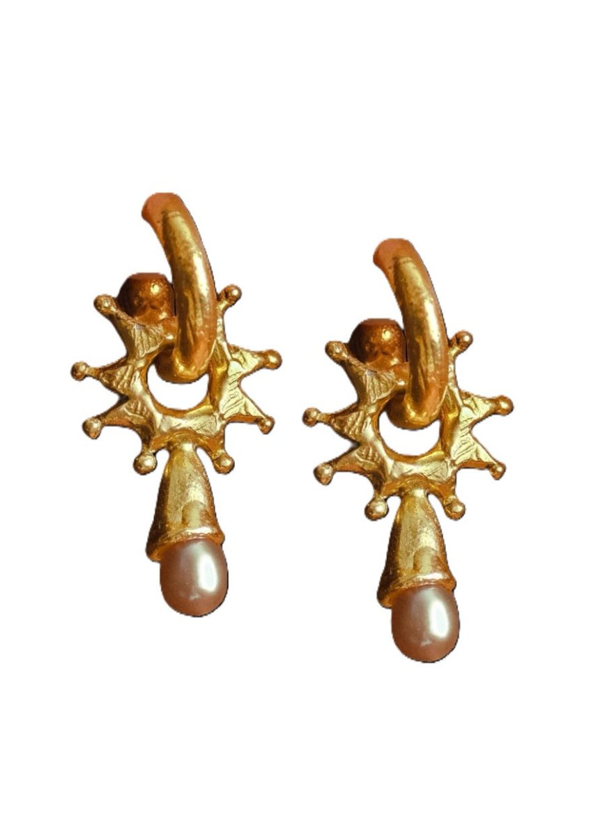 Jester's Wheel Hoops from RUBY JACK at Edito Boutique