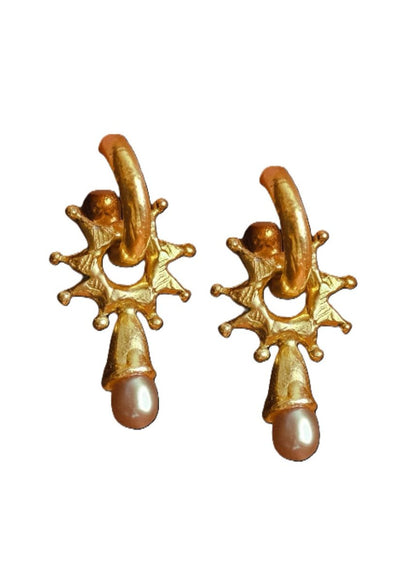 Jester's Wheel Hoops from RUBY JACK at Edito Boutique