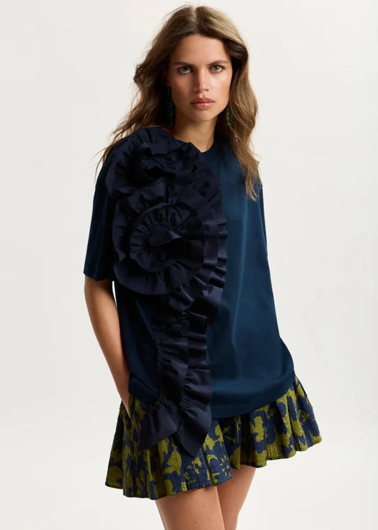 Jidole T-shirt in Navy from ESSENTIEL ANTWERP at Edito Boutique