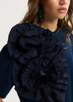 Jidole T-shirt in Navy from ESSENTIEL ANTWERP at Edito Boutique