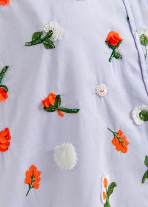 Jimena Embellished Shirt in Light Blue from ESSENTIEL ANTWERP at Edito Boutique