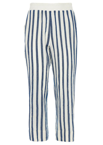 Jolly Pant in Ecru/Navy from DEVOTION TWINS at Edito boutique