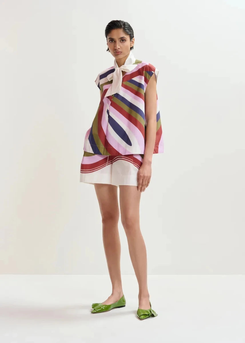 Jop Sleeveless Top in Multicolour from ESSENTIEL ANTWERP at Edito Boutique