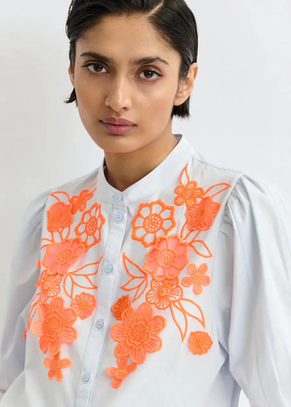 Jorga Cotton Shirt in Light Blue from ESSENTIEL ANTWERP at Edito Boutique