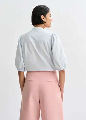Jorga Cotton Shirt in Light Blue from ESSENTIEL ANTWERP at Edito Boutique