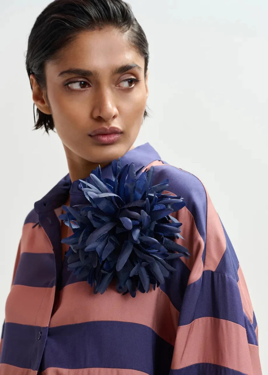 Jortensia Brooch in Blue from ESSENTIEL ANTWERP at Edito Boutique