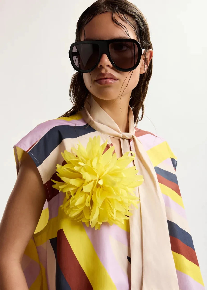 Jortensia Brooch in Yellow from ESSENTIEL ANTWERP at Edito Boutique