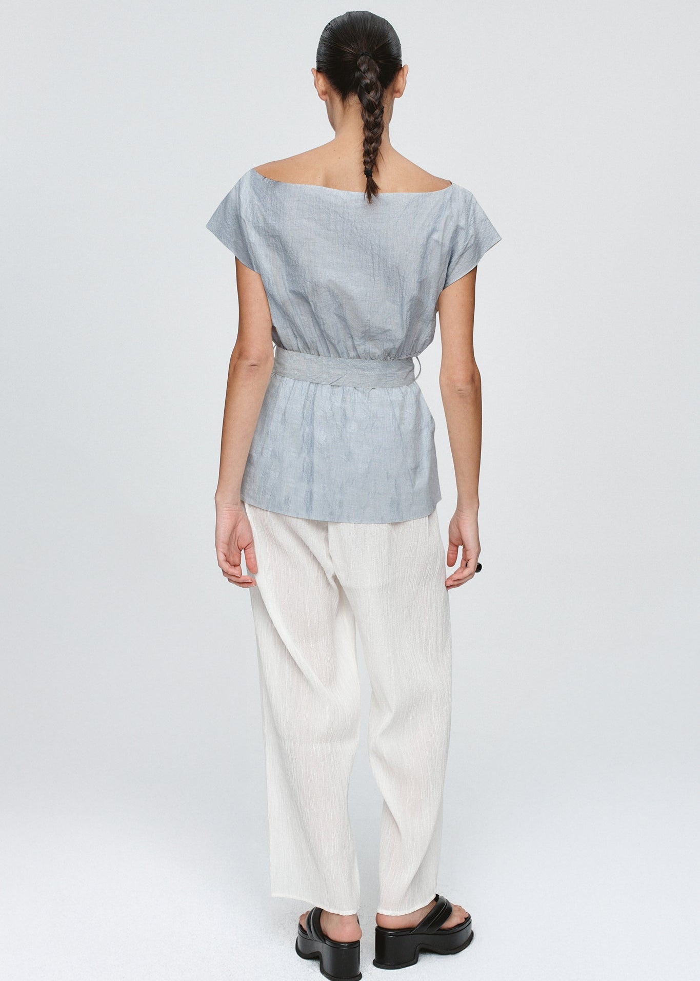 Jude Top in Bleu Stripe from Marle