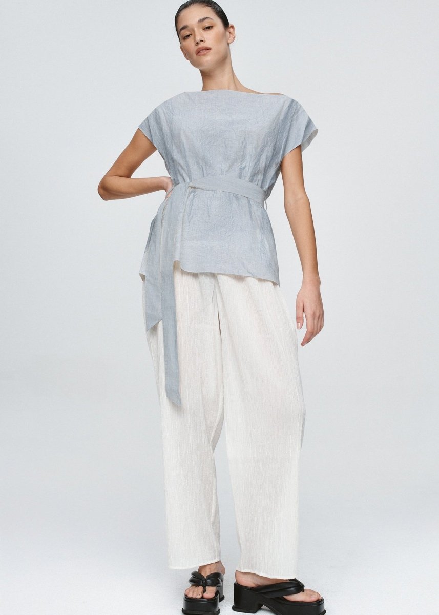 Jude Top in Bleu Stripe from MARLE at Edito boutique