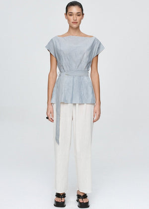 Jude Top in Bleu Stripe from MARLE at Edito boutique