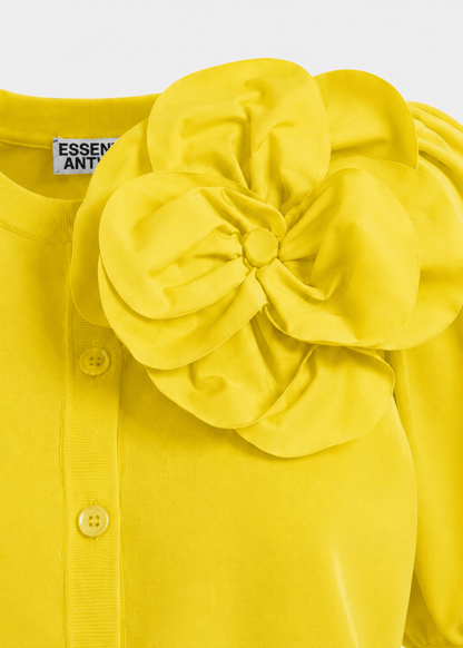 Jumpo Cardigan in Yellow from ESSENTIEL ANTWERP at Edito Boutique