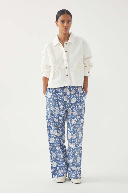 June Trousers in Blue from ANTIK BATIK at Edito boutique