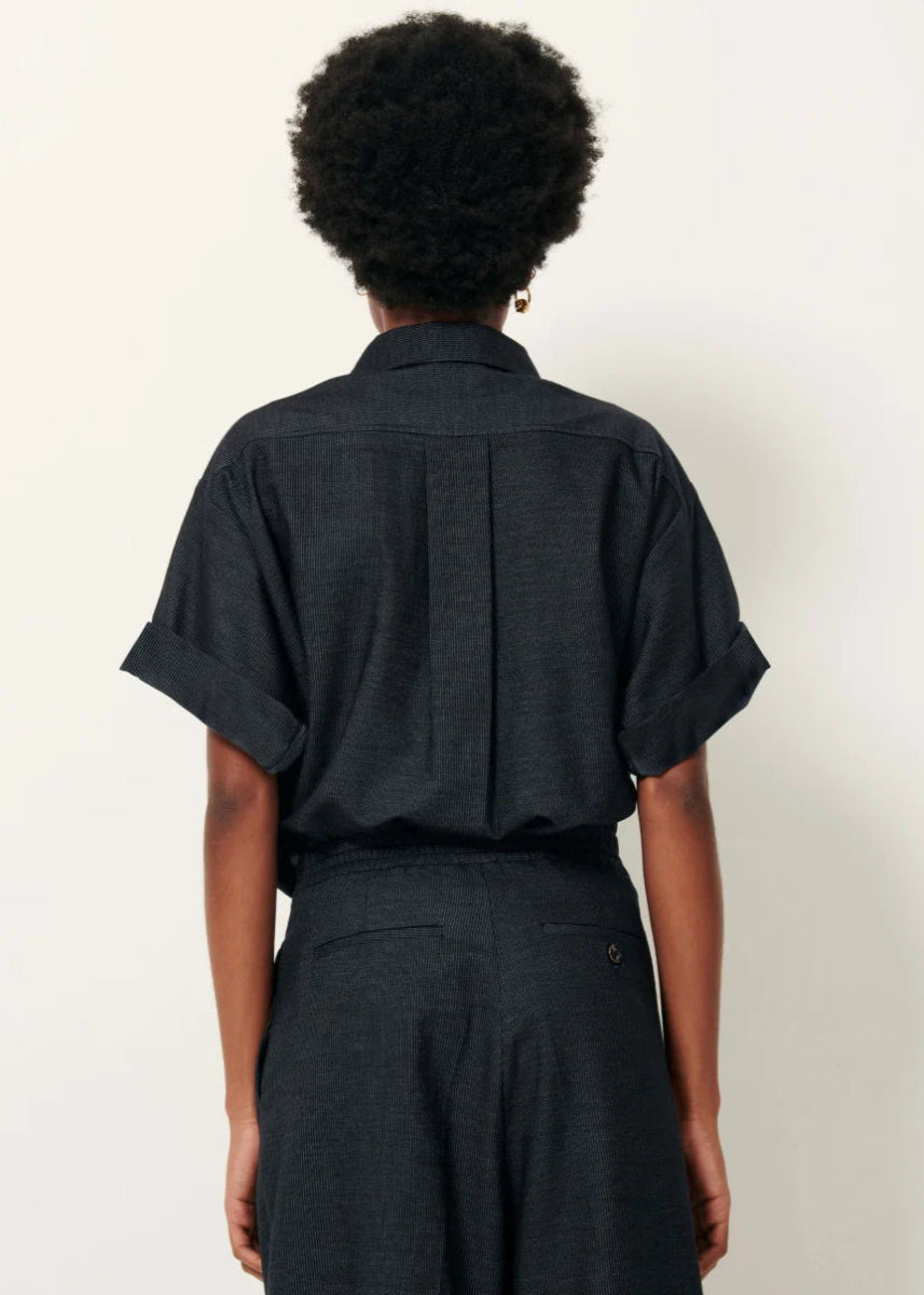 Ka Shirt in Indigo from SESSUN at Edito boutique
