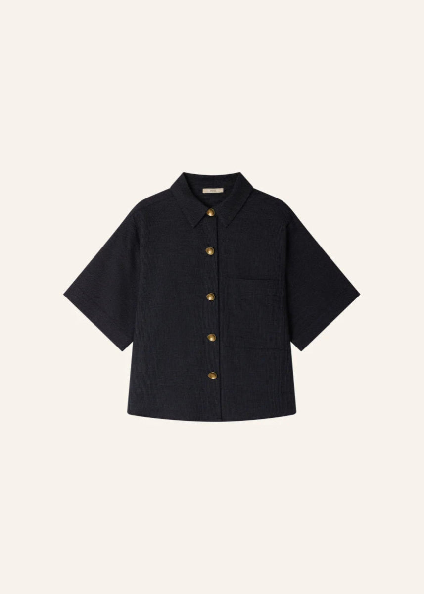 Ka Shirt in Indigo from SESSUN at Edito boutique