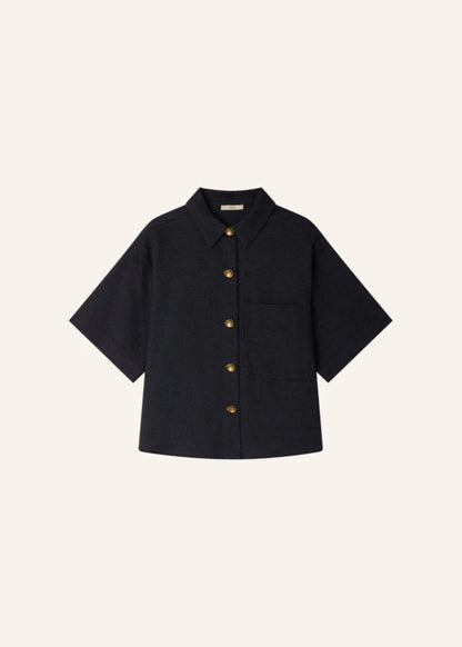 Ka Shirt in Indigo from SESSUN at Edito boutique
