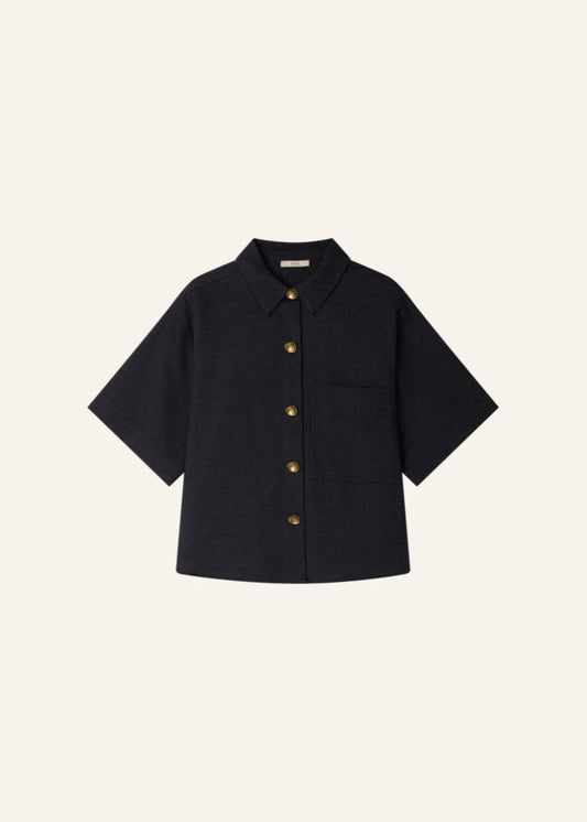 Ka Shirt in Indigo from SESSUN at Edito boutique