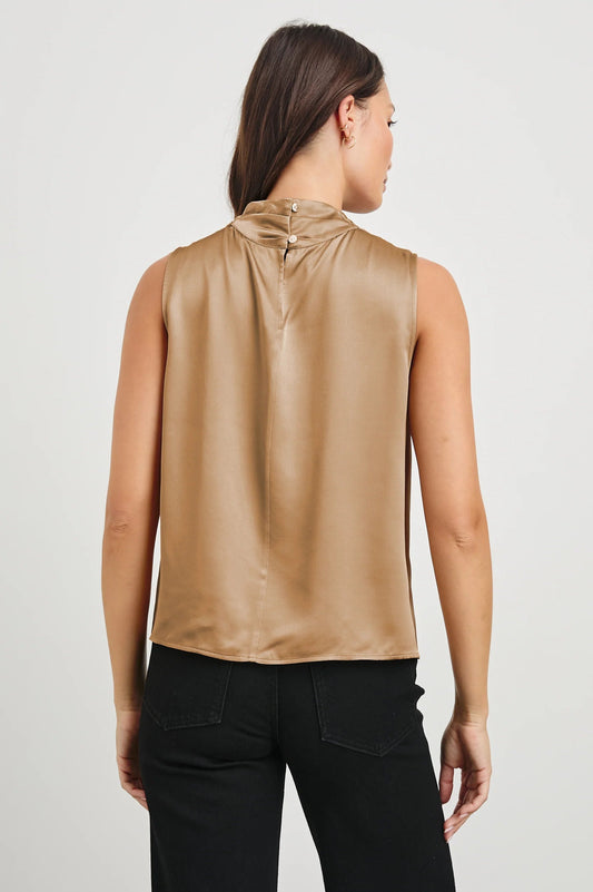 Kaleen Woven Top in Camel from Rails Clothing