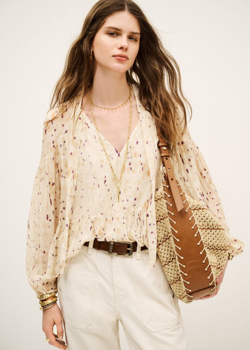 Kamala Blouse in Ecru from BA&SH at Edito boutique