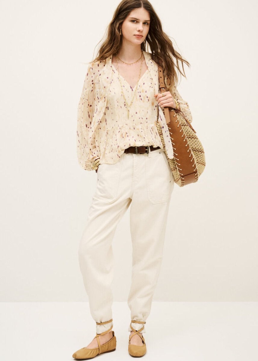 Kamala Blouse in Ecru from BA&SH at Edito boutique