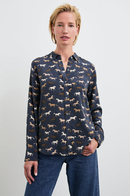 Kate Shirt in Horses from Rails Clothing