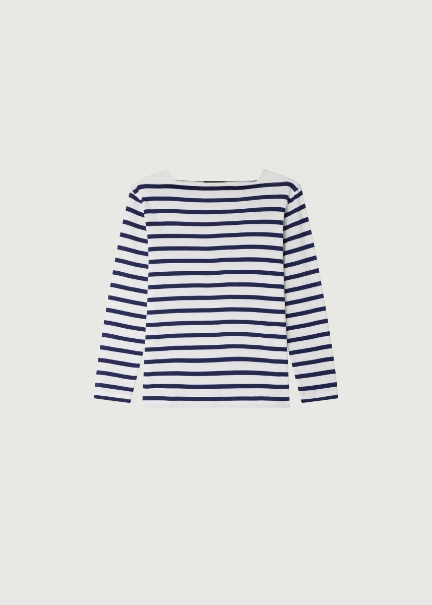 Katy T-shirt in White/Navy from SOEUR at Edito Boutique