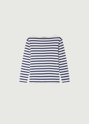 Katy T-shirt in White/Navy from SOEUR at Edito Boutique
