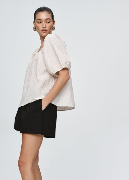 Kendra Top in Cashew from MARLE at Edito boutique