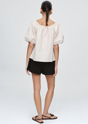 Kendra Top in Cashew from MARLE at Edito boutique
